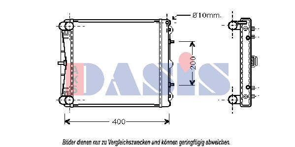 AKS DASIS Radiators, Motora dzesēšanas sistēma 170200N